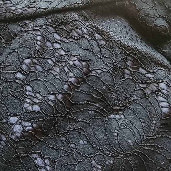 Trac halter top Lace Navy blur Sleeveless Skater Dress 1 XL - Picture 10 of 14